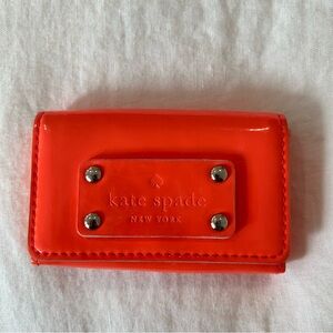 Kate Spade Orange Patent Wallet